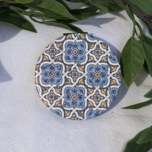 Blue And Yellow Travel Mirror
