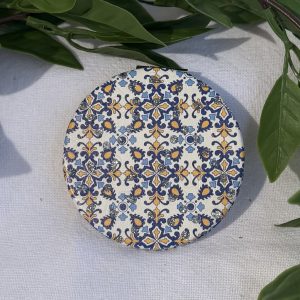 Blue And Yellow Travel Mirror