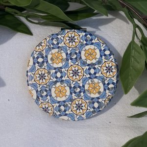 Blue And Yellow Travel Mirror