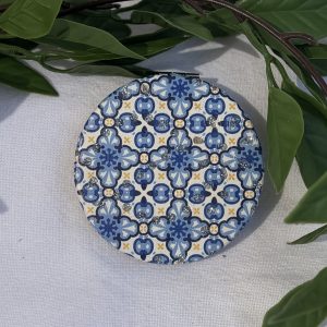 Blue And Yellow Travel Mirror
