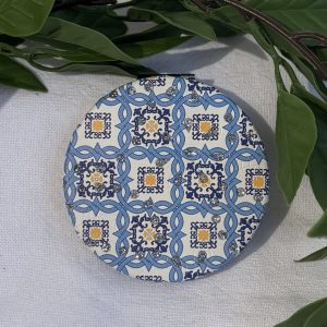 Blue And Yellow Travel Mirror