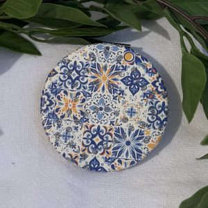 Blue And Yellow Travel Mirror