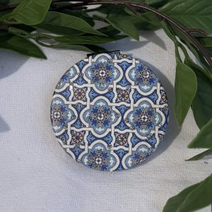 Blue And Yellow Travel Mirror
