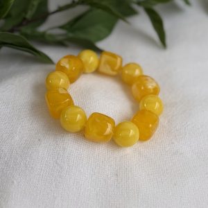 Yellow Beaded Bracelet