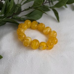 Yellow Beaded Bracelet