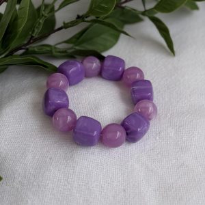 Purple Beaded Bracelet