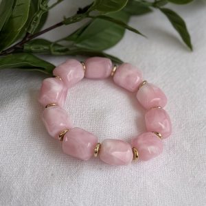 Pink Beaded Bracelet