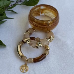 Brown Bracelet Set