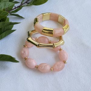 Pink Bracelet Set