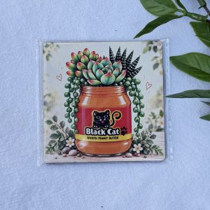 Black Cat Coaster