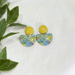 Yellow Lemon Earrings