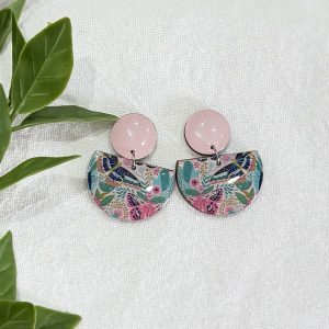 Pink Butterfly Earrings