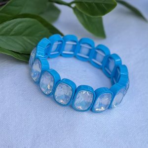 Blue Rhinestone Bracelet