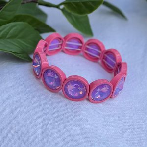 Pink Rhinestone Bracelet