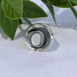Black And White Stretch Ring