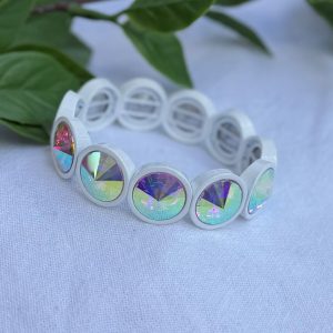 White Rhinestone Bracelet