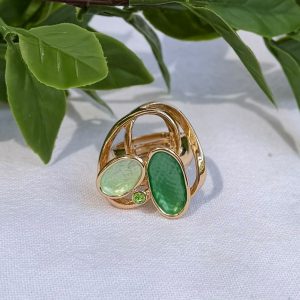 Green Stretch Ring