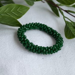 Green Beaded Bracelet