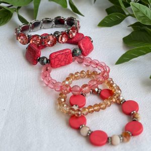 Pink Bracelet Set