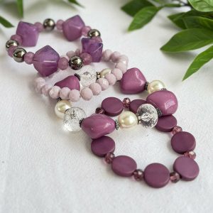 Purple Bracelet Set
