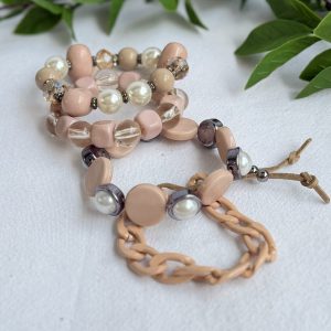 Muted Pink Bracelet Set