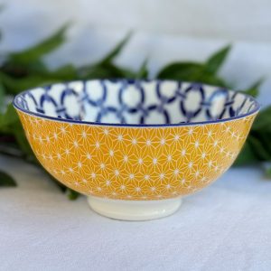 Blue And Yellow Bowl