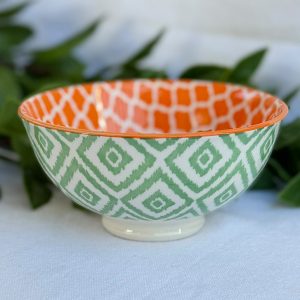 Green And Orange Bowl
