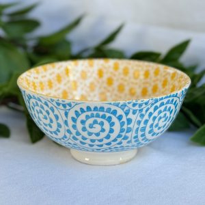 Blue And Yellow Bowl