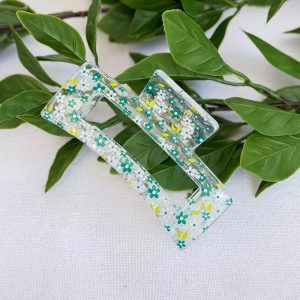 Floral Claw Clip