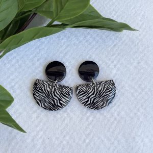 Zebra Earrings