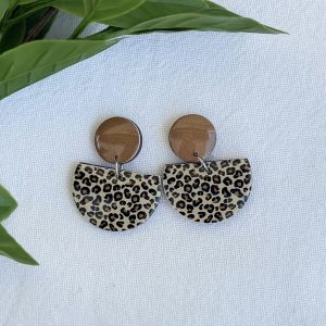 Leopard Print Earrings