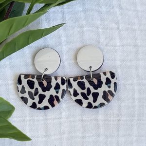Light Leopard Print Earrings