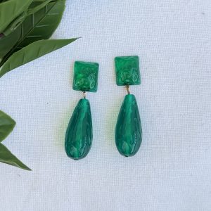 Green Earrings